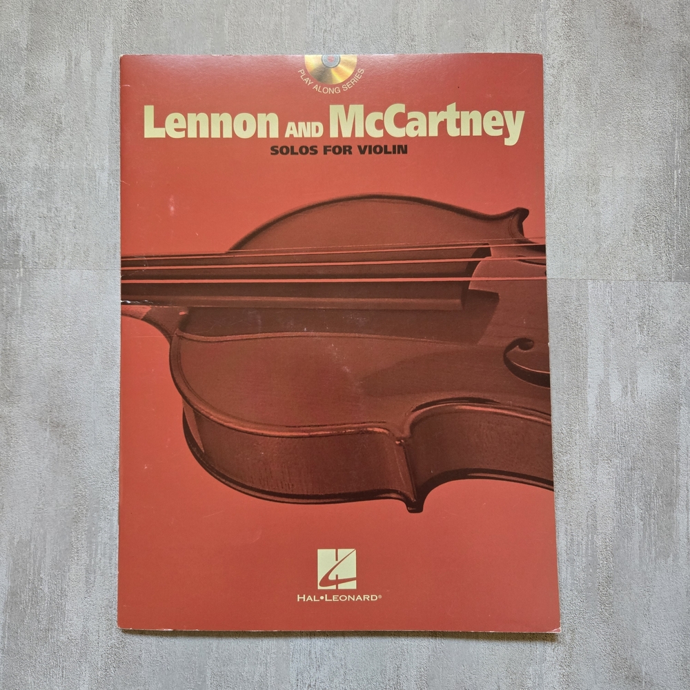 Lennon & McCartney Solos for Violin Beatles Sheet Music Book & CD Hal Leonard